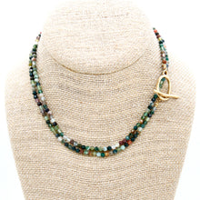 Load image into Gallery viewer, Luxury Faceted Long Indian Agate Necklace or Bracelet - N9-310
