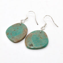 Load image into Gallery viewer, Small Turquoise Navajo American Indian Earrings
