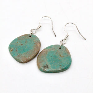 Small Turquoise Navajo American Indian Earrings