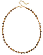 Load image into Gallery viewer, Simple Semi Precious Stone and 24K Gold Plate Necklace- N2-2389
