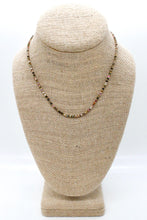 Load image into Gallery viewer, Mini Gold Nugget and Faceted Stone Single Strand Necklace - N2-2618
