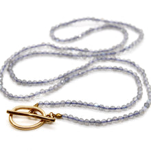 Load image into Gallery viewer, Luxury Faceted Long Labradorite Necklace or Bracelet - N9-306
