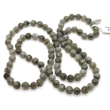 Load image into Gallery viewer, Hand Knotted Faceted Labradorite Bead Necklace - NL-LB
