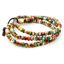 Load image into Gallery viewer, Rainbow Jasper 2 + Silver Bracelet Bundle
