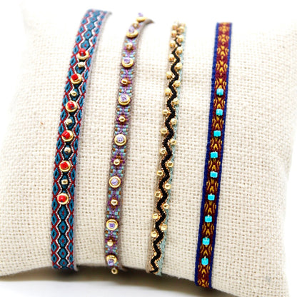 Bundle of Four Mini Bead Bracelets - B8-031