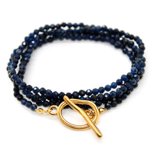 Load image into Gallery viewer, Luxury Faceted Long Sapphire Necklace or Bracelet - N9-302
