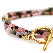 Load image into Gallery viewer, Luxury Faceted Long Tourmaline Necklace or Bracelet - N9-307
