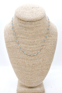 Miyuki Seed Bead Tiny Chain Necklace -Mini Collection-