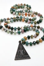 Load image into Gallery viewer, Black Buddha Stone Necklace -Buddha Collection-
