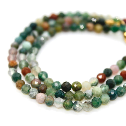Short Indian Agate Stone Necklace - N9-200IA