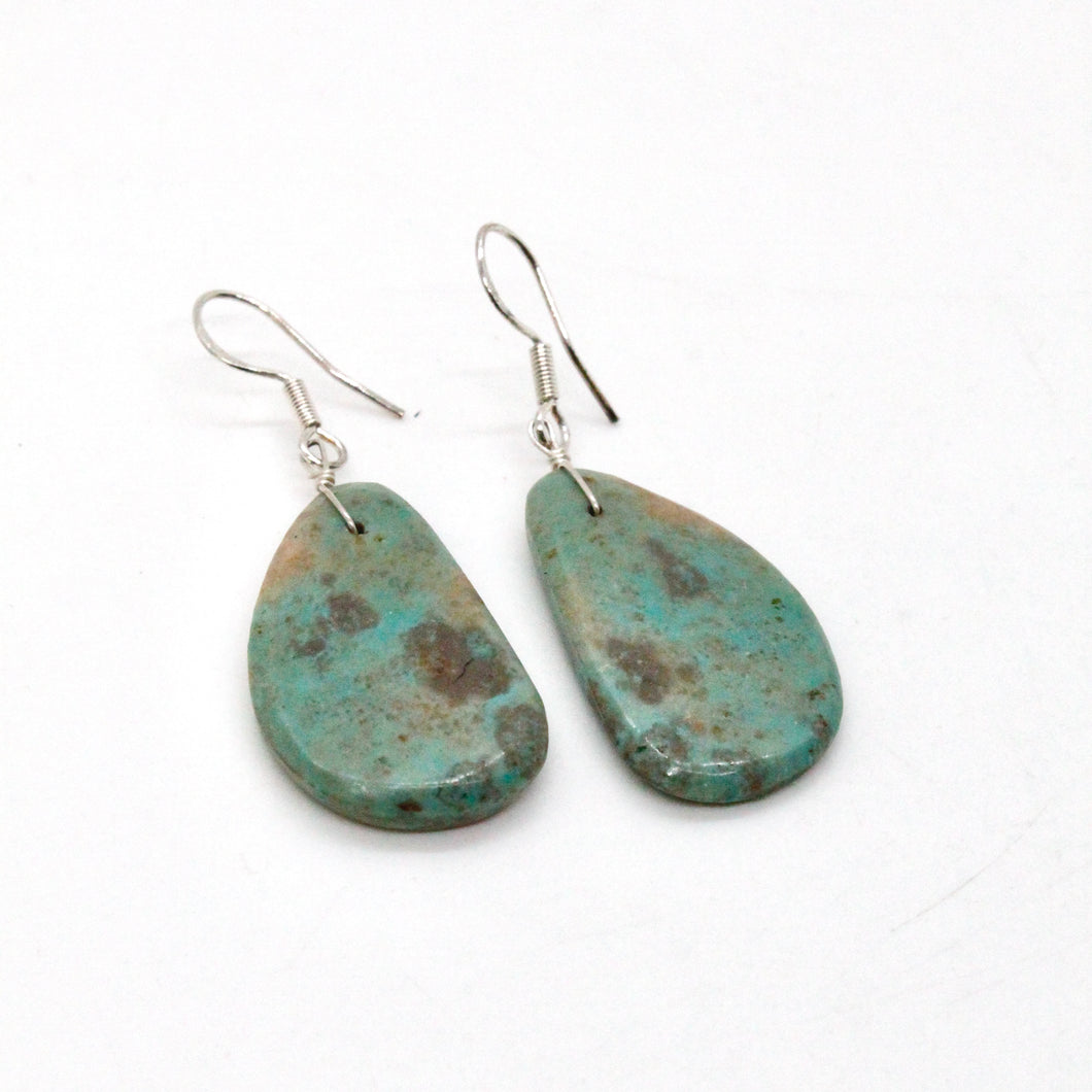 Small Turquoise Navajo American Indian Earrings