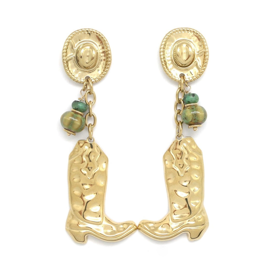 Cowgirls and Cowboys Dangle Earrings - E4-344