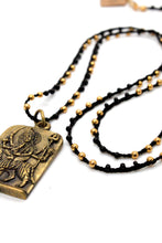 Load image into Gallery viewer, Buddha Necklace 35 - Long Buddha Crochet Necklace - One of a Kind -
