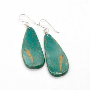 Turquoise Stone Navajo American Indian Earrings