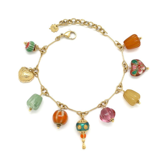 Maraca Charm Chain Bracelet - B4-009