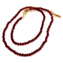 Load image into Gallery viewer, Short Ruby Stone Necklace - N9-200RB
