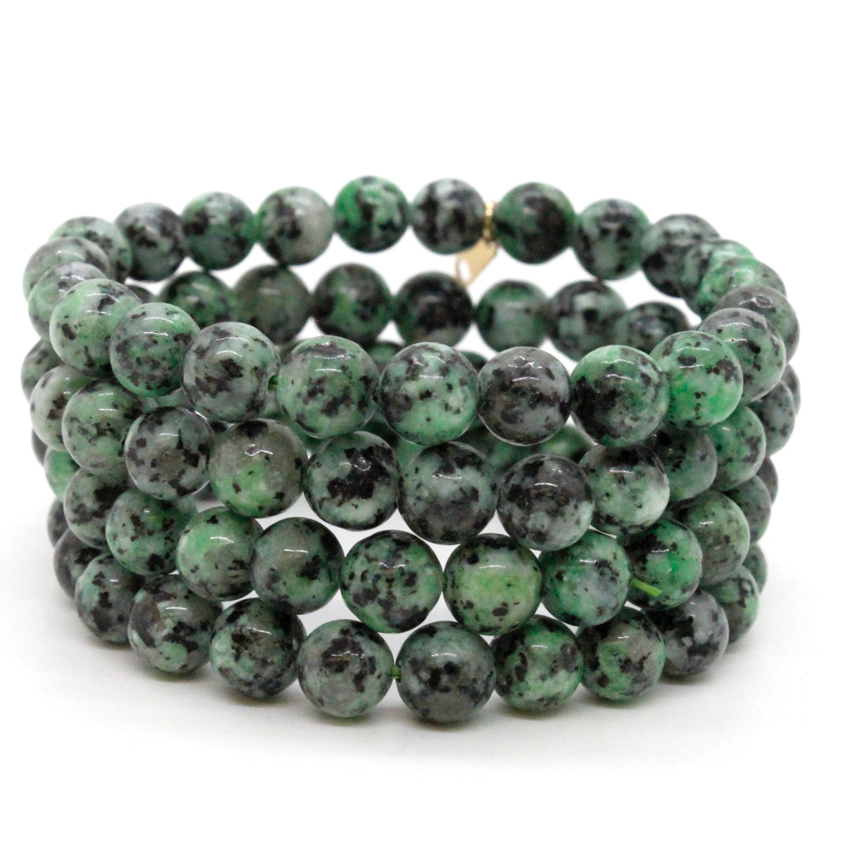 African Pine 8mm Stretch Bracelet -Stone Collection-