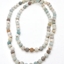 Load image into Gallery viewer, Hand Knotted Amazonite Bead Necklace - NL-AZ
