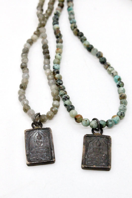 Short Stretch Buddha Necklace -Buddha Collection-
