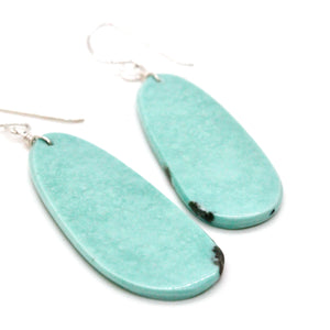 Turquoise Stone Navajo American Indian Earrings