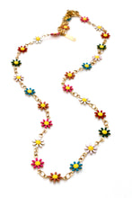 Load image into Gallery viewer, Field of Flowers Chain Necklace -French Flair Collection-
