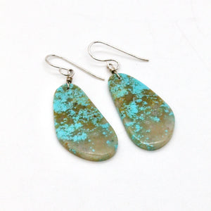 Small Turquoise Navajo American Indian Earrings