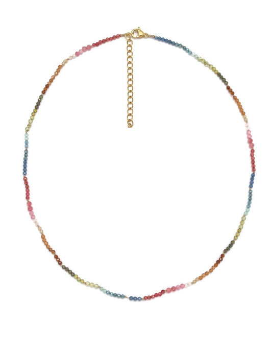 Rainbow Agate Delicate SIngle Necklace- N2-2658