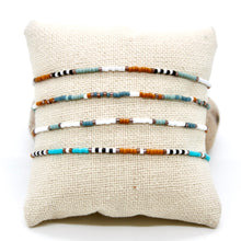 Load image into Gallery viewer, Bundle of Four Subtle Seed Bead Bracelets - B8-038
