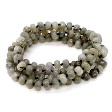 Load image into Gallery viewer, Hand-Knotted Long Labradorite Bead Necklace - NL-LB
