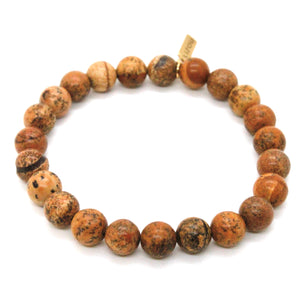 Jasper 8mm Stretch Bracelet -Stone Collection-