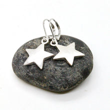 Load image into Gallery viewer, Silver Star Small Earrings
