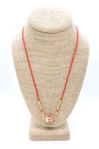 Colorful Summer Cord Necklace - N3-156