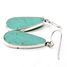 Load image into Gallery viewer, American Indian Sterling and Turquoise Navajo Earrings
