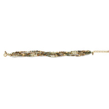 Load image into Gallery viewer, Mixed Semi Precious Stone 5 Strand Bracelet - B4-042B
