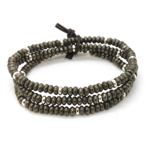 Pyrite + Silver Bracelet Bundle