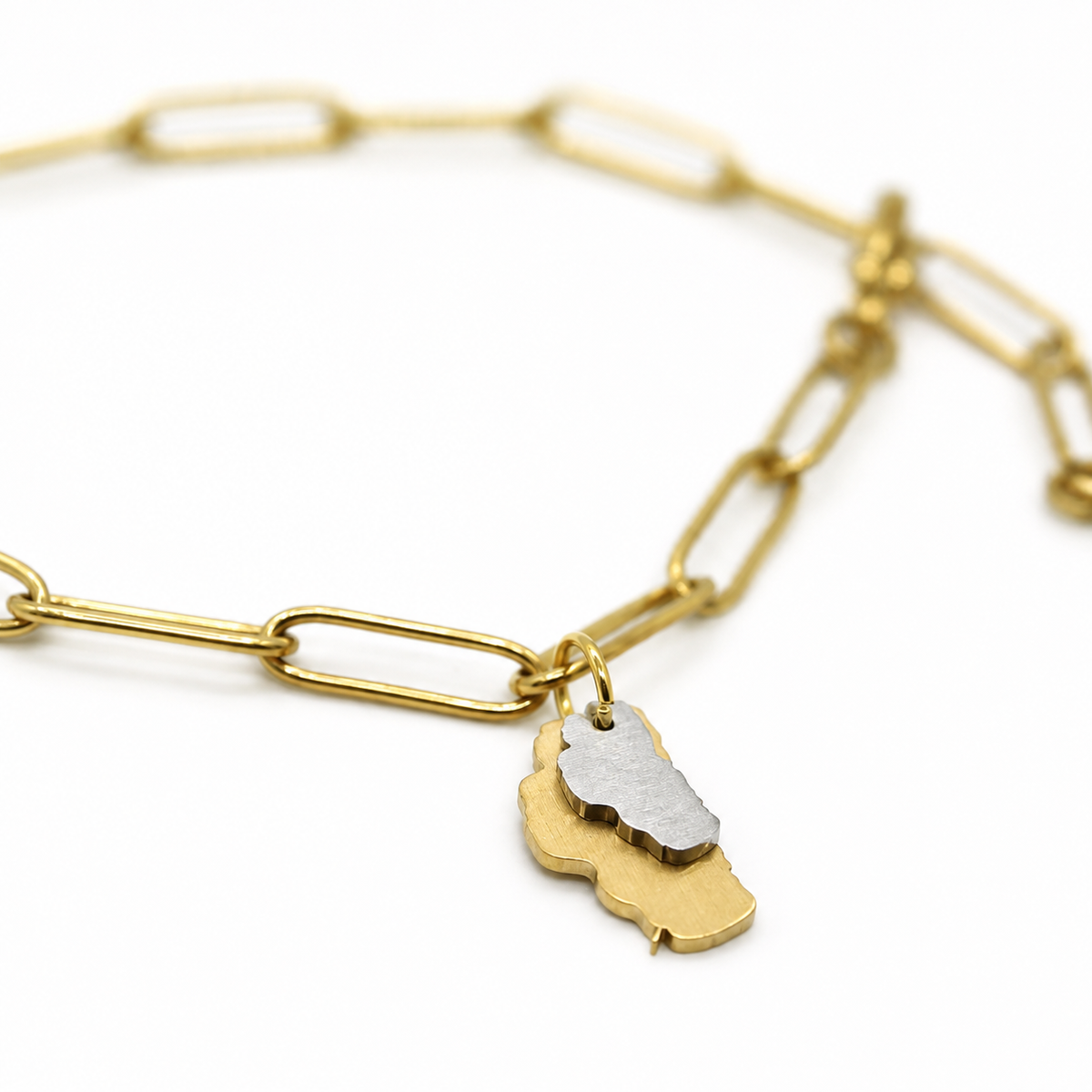 Lake Tahoe Double Mini Charm Bracelet - BT-009B