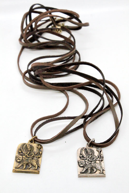 Buddha Charm on Leather -Buddha Collection-