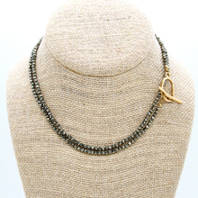 Load image into Gallery viewer, Luxury Faceted Long Pyrite Necklace or Bracelet - N9-308
