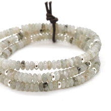 Load image into Gallery viewer, Labradorite + Silver Bracelet Bundle
