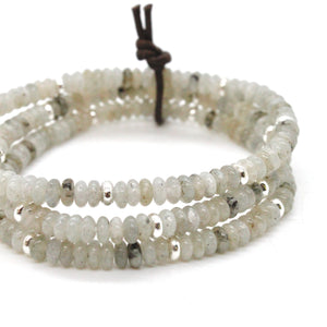 Labradorite + Silver Bracelet Bundle