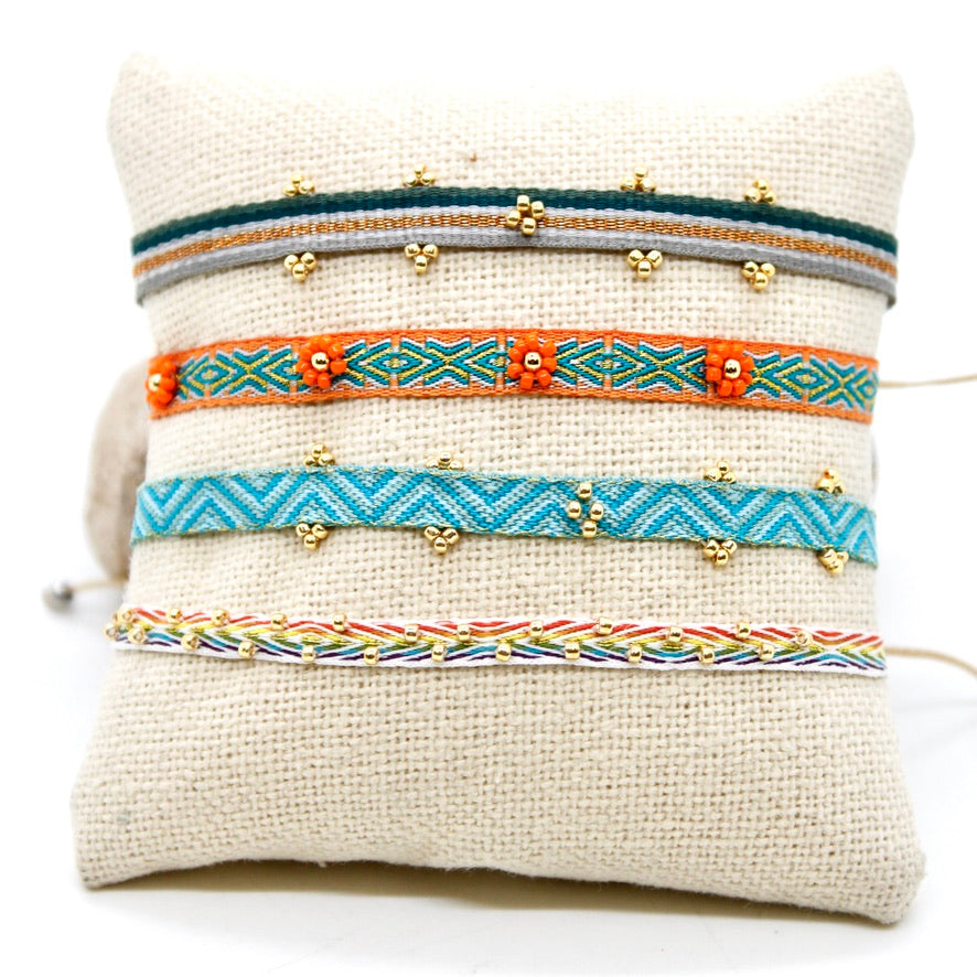 Bundle of Four Mini Bead Bracelets - B8-032