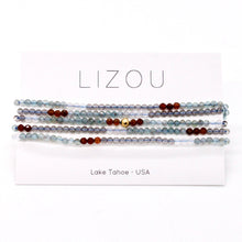 Load image into Gallery viewer, Delicate Faceted Mini Semi Precious Stone Mix Beaded Necklace - N9-002
