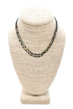 Load image into Gallery viewer, Delicate Faceted Mini Semi Precious Stone African Turquoise Beaded Necklace - N9-116
