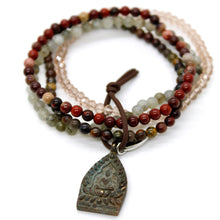 Load image into Gallery viewer, Semi Precious Stone Buddha Charm Bracelet -Buddha Collection-
