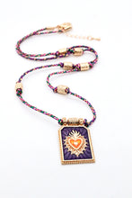 Load image into Gallery viewer, Summer Enamel Cord Necklace - N3-155
