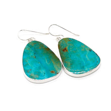 Load image into Gallery viewer, American Indian Sterling and Turquoise Navajo Earrings
