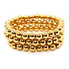 Load image into Gallery viewer, Plain and Classy Gold Stretch Bracelet - B4-031G
