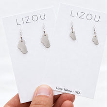 Load image into Gallery viewer, Lake Tahoe Stainless Silver Small Charm Earrings - E9-200 SSLT
