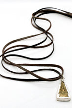 Load image into Gallery viewer, Reversible Buddha Charm on Leather -Buddha Collection-
