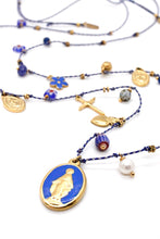 Load image into Gallery viewer, Long Religious Saint and Charm Necklace - N2-2619
